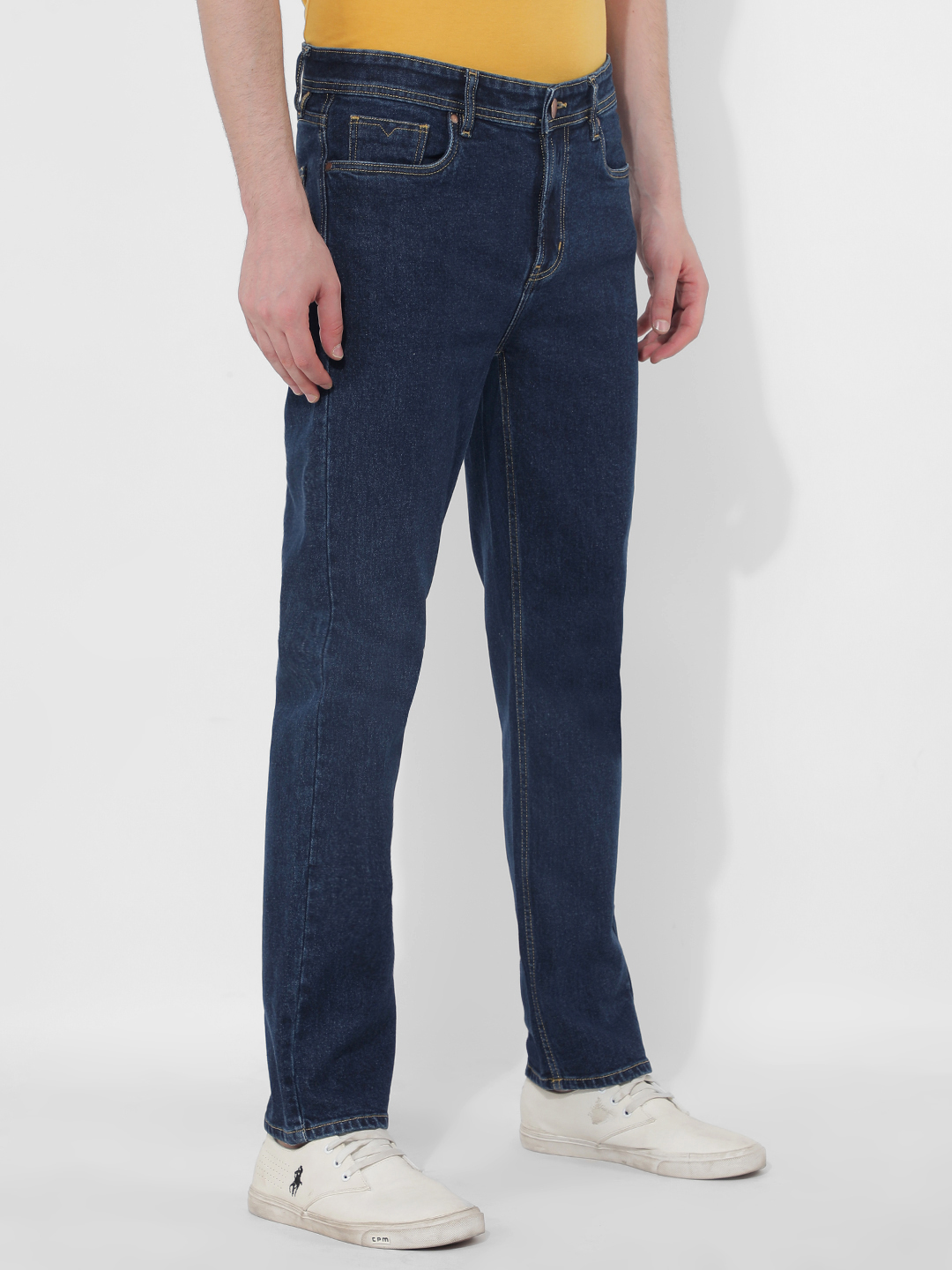 Numero Uno Men Solid Blue Jeans